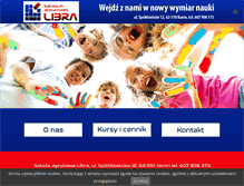 Tablet Screenshot of libra-szkola.pl